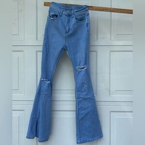 SHEIN High Waisted Flare Jeans 

Size US Women’s XS